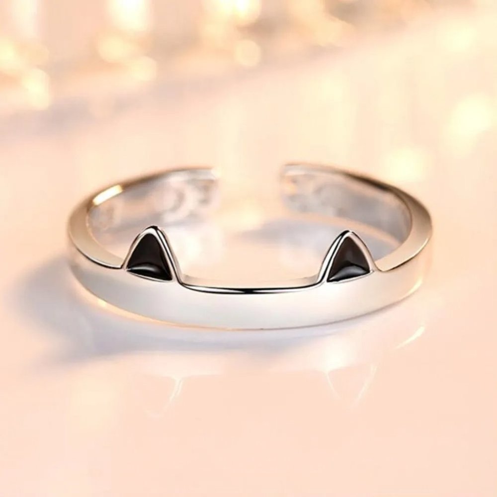 Cat Ring 925 Sterling silver - Picture 3 of 3